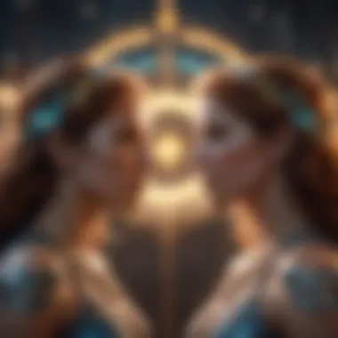 Symbolic imagery representing Gemini's energy