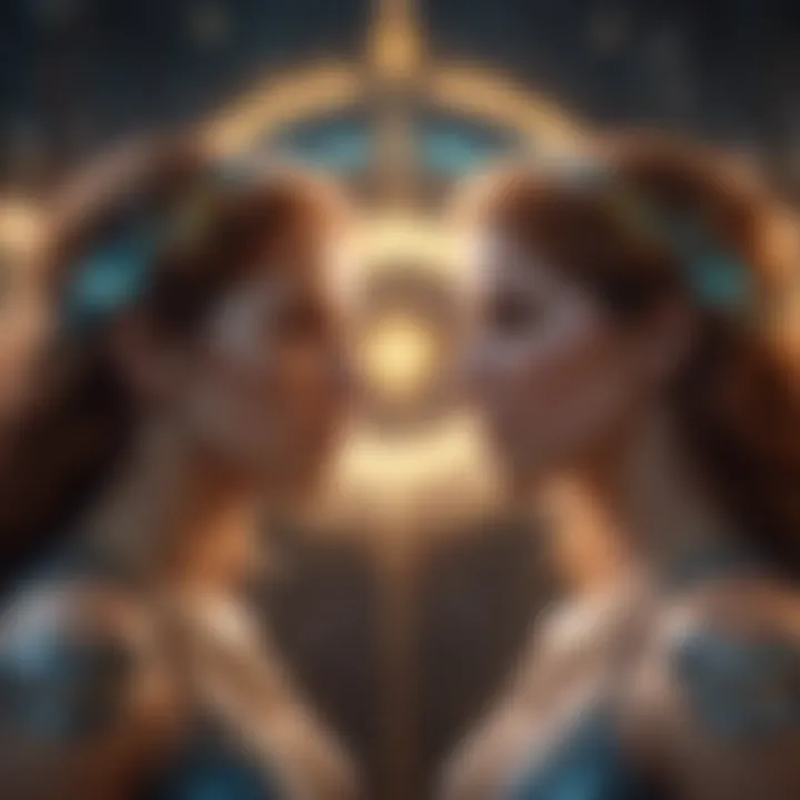 Symbolic imagery representing Gemini's energy