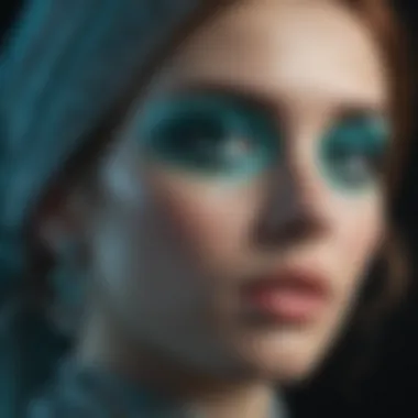 A spectrum of turquoise blue shades blending harmoniously.
