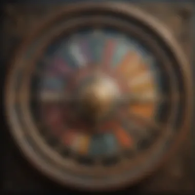 Astrological chart showcasing the influence of the Wheel of Fortune