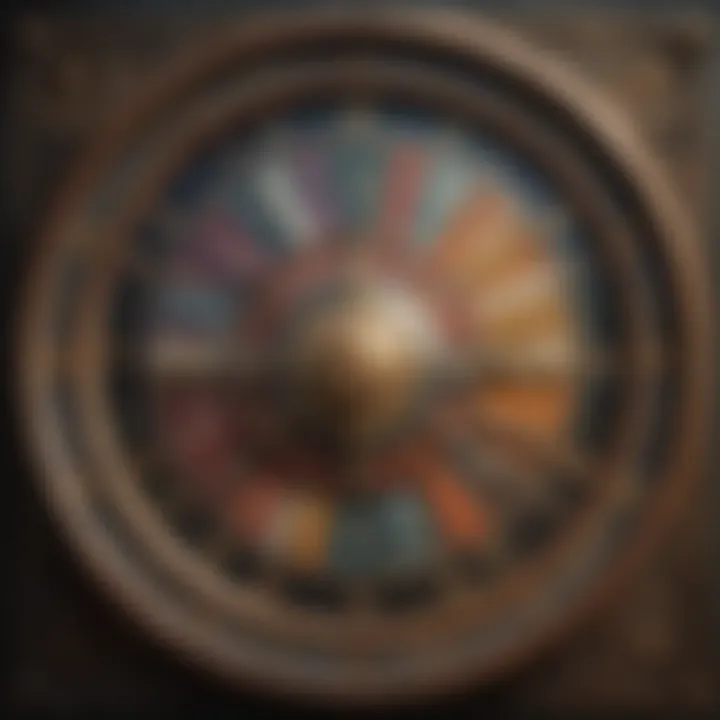 Astrological chart showcasing the influence of the Wheel of Fortune