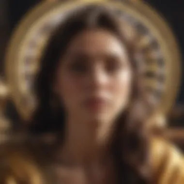 An individual contemplating their daily horoscope insights