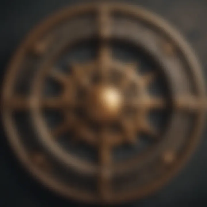 Astrological symbols representing various zodiac signs