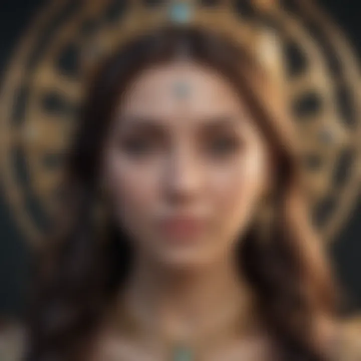 Artistic representation of zodiac traits and personality connections
