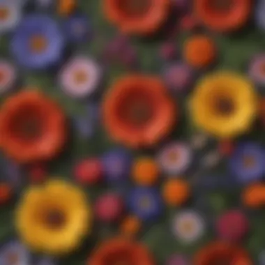 Zodiac-Associated Flowers: A Colorful Connection A beautifully arranged display of zodiac-associated flowers representing various signs