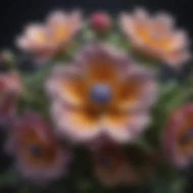 Celestial Blooms: A Close-Up of Zodiac Flowers Close-up of a specific flower associated with a zodiac sign in full bloom