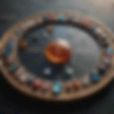 Zodiac Stones Crystal Grid A crystal grid representation of zodiac stones