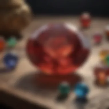 Historical Origins of Birthstones An illustration showcasing the historical origins of birthstones and their significance in astrology.