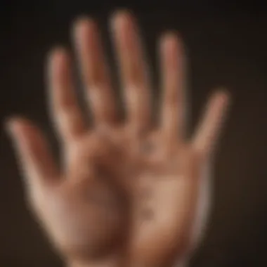 Ancient Interpretations of Palmistry Historical palmistry text illustrating various lines and their meanings.