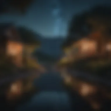Introspection and Self-Discovery A serene landscape reflecting introspection and self-discovery under a starry night.