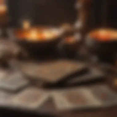 Creating a Serene Tarot Reading Environment A serene space for tarot reading and reflection