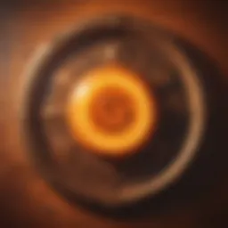 Vibrant representation of the sacral chakra symbol