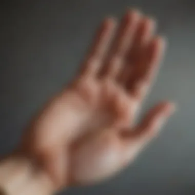 Visual guide explaining the interpretation of individual traits in palm reading