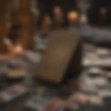 Diverse Tarot Cards Displayed An assortment of tarot cards laid out on a mystical background