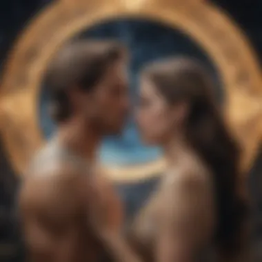 The Unique Bond of Soulmates and Their Celestial Paths Two intertwined celestial paths representing connection