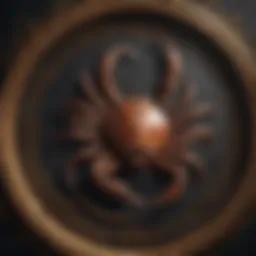 Astrological symbol representing Scorpio's enigmatic nature.