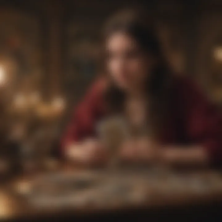 A community gathering focused on tarot card discussions