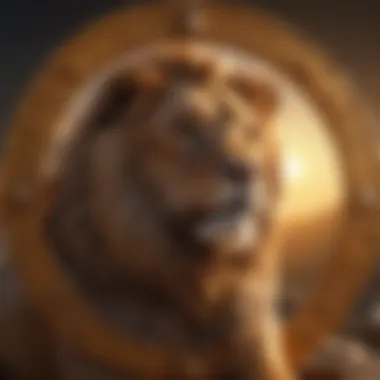 The Leo Zodiac Sign Symbolism Symbolic representation of the Leo zodiac sign with the sun