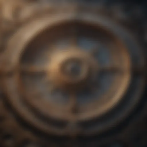 The essence of numerology represented through abstract patterns