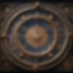 Astrological chart with intricate symbols