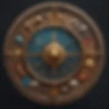 Astrological symbols representing zodiac signs