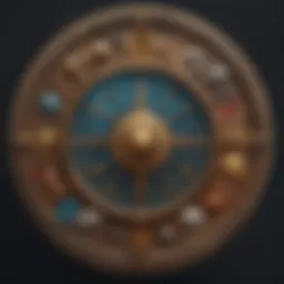 Astrological symbols representing zodiac signs