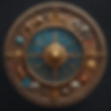 Astrological symbols representing zodiac signs