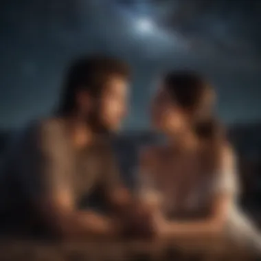Romantic Stargazing Under the Zodiac Couple gazing at the stars together