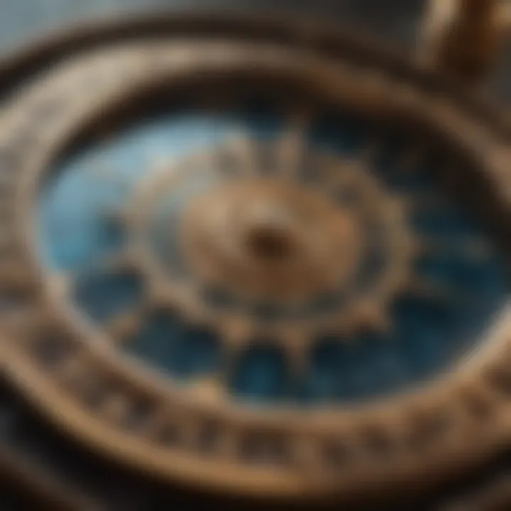 Zodiac wheel with compatibility indicators