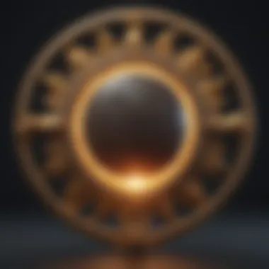 Astrological Symbols: Sun, Moon, and Rising Signs Astrological symbols highlighting Sun, Moon, and rising signs