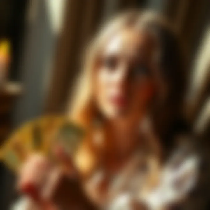 An artistic depiction of tarot influencing personal and professional growth