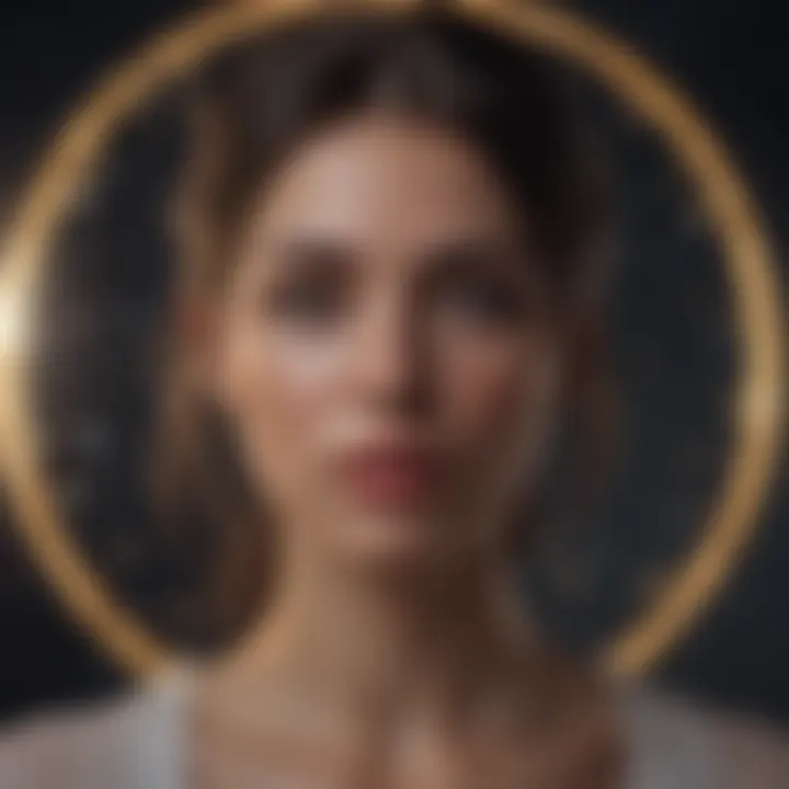 An individual engaging in daily practices inspired by their birth constellation.