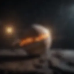 Celestial alignment showcasing current planetary movements