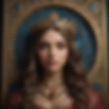 The Art and Symbolism of Tarot Card Designs Close-up view of intricate tarot card designs