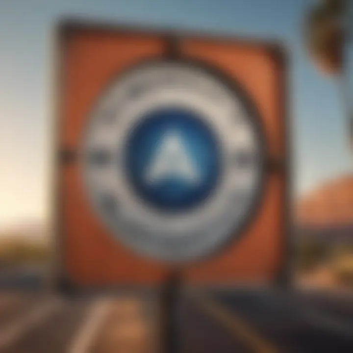 A road sign symbolizing career choices and challenges