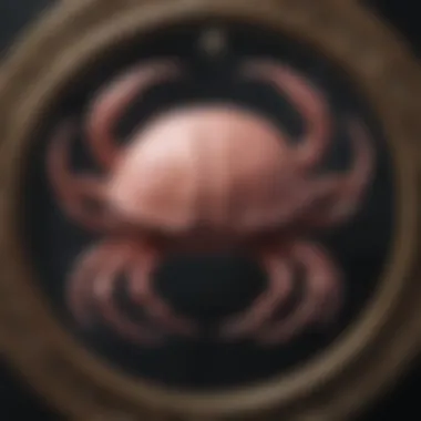 Astrological symbols representing the Cancer sign