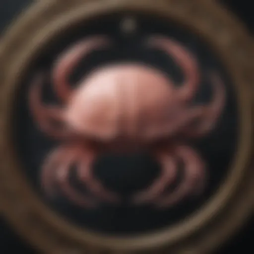 Astrological symbols representing the Cancer sign