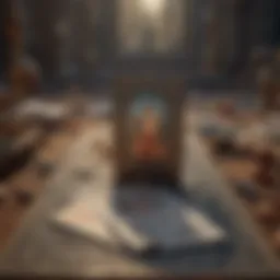 A tarot card spread laid on a mystical surface, symbolizing free readings.