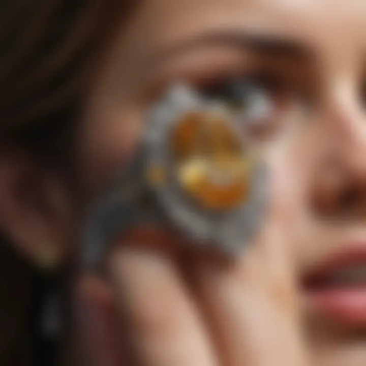 A collection of modern jewelry designs featuring yellow sapphires.