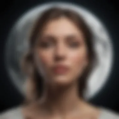 Celestial bodies in alignment showcasing the moon's influence