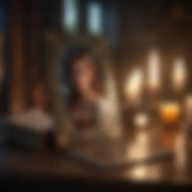 Serene Tarot Reading Environment A serene environment for conducting tarot readings