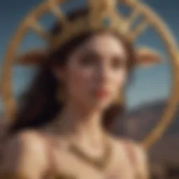 Celestial representation of Aries rising