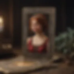 Symbolic representation of tarot cards reflecting personal journey