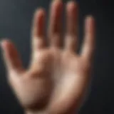 Detailed palm reading chart highlighting lines and mounts