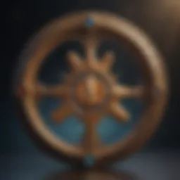 Symbolic representation of the number four in astrology