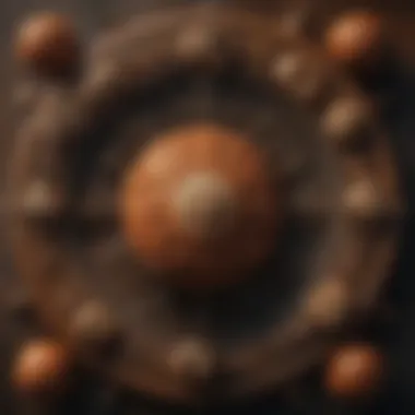 Astrological Insights with Six-Mukhi Rudraksha Artistic representation of the six-mukhi rudraksha surrounded by astrological symbols