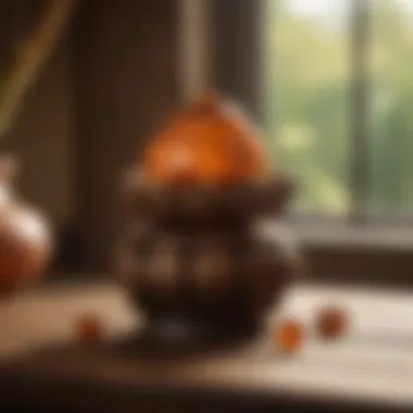 Meditation with Six-Mukhi Rudraksha A serene setting featuring the six-mukhi rudraksha used in meditation
