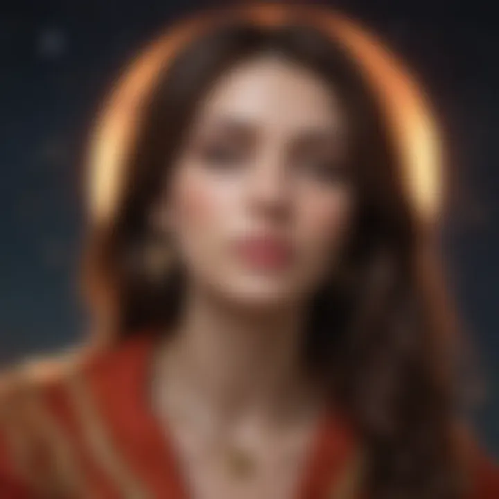 A contemplative individual analyzing their astrological profile