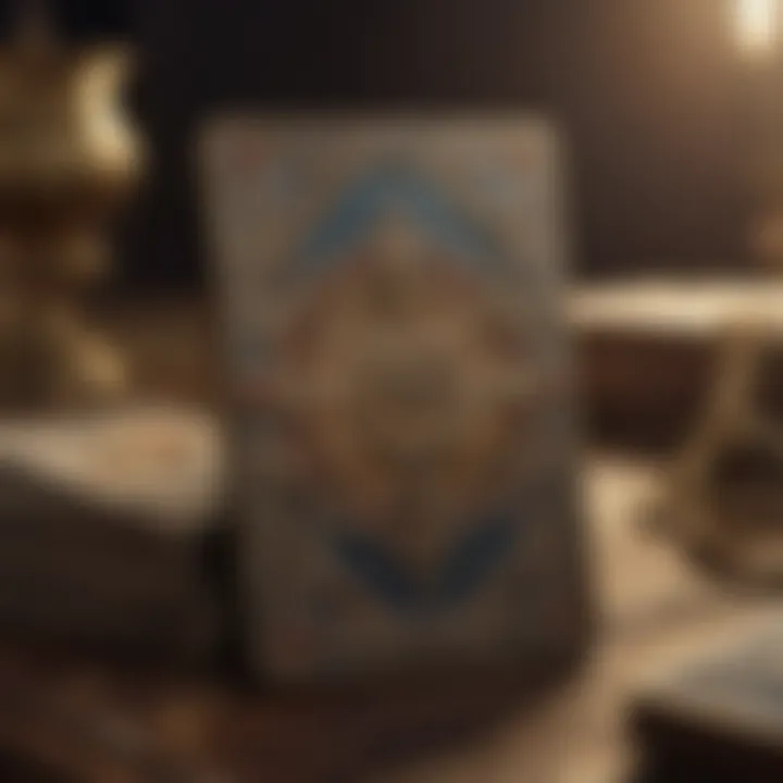 An illustrated guide showcasing the symbolism of key tarot cards