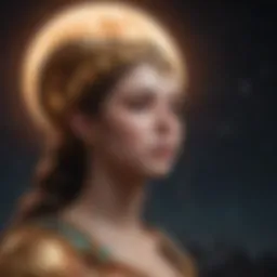 Celestial representation of Aries Moon traits